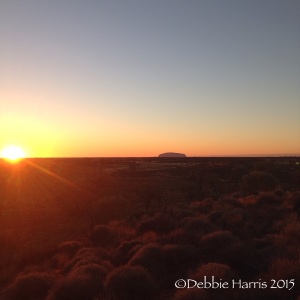 One of the many beautiful sunrises over Uluru