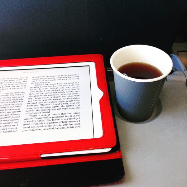 Flying, reading and tea - three of my favourite things