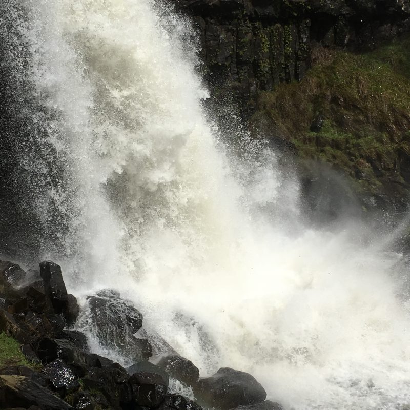 Water tumbling down near Tumbarumba at Paddy's River Falls