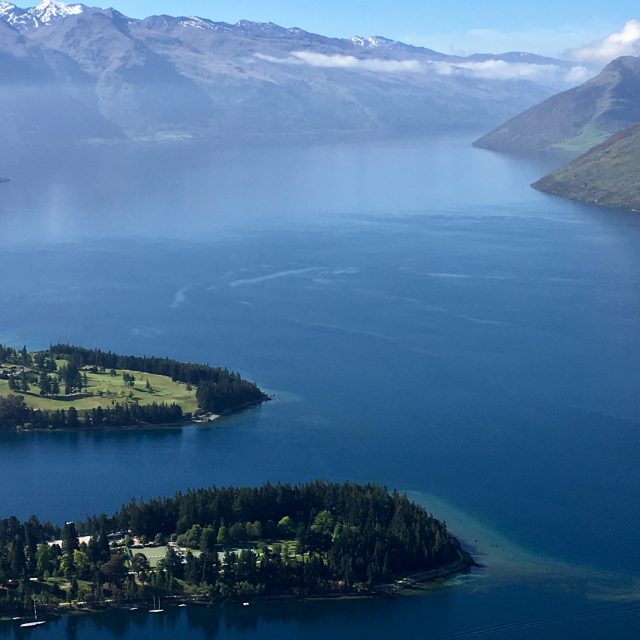 View from the top in Queenstown