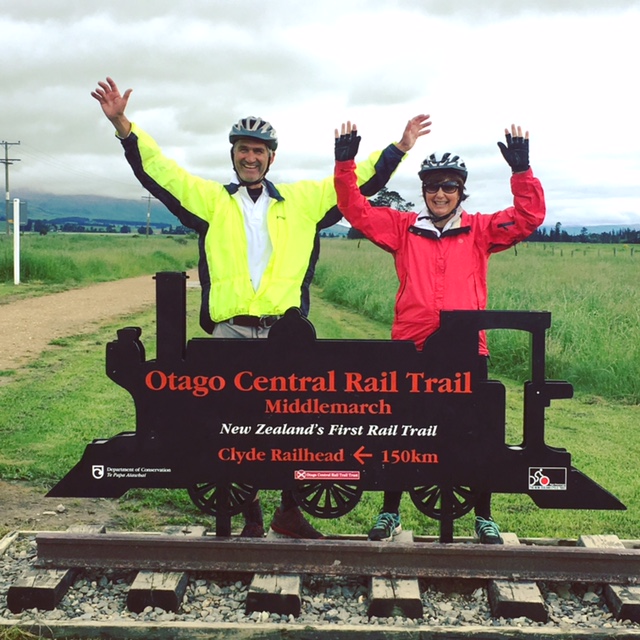 Finishing the Otago Rail Trail in New Zealand