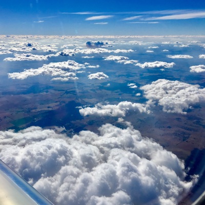 Clouds, flying, travel