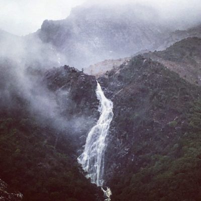 Waterfall at Queenstown, Tasmania