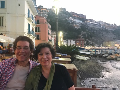 Sam and Louise in Sorrento Italy