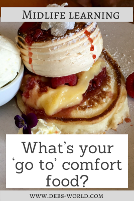 Comfort food - lemon meringue pancakes 