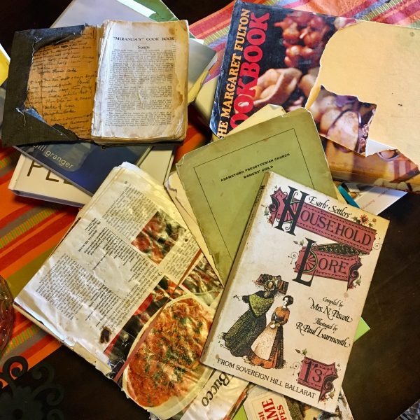 A collection of old favourite recipe books