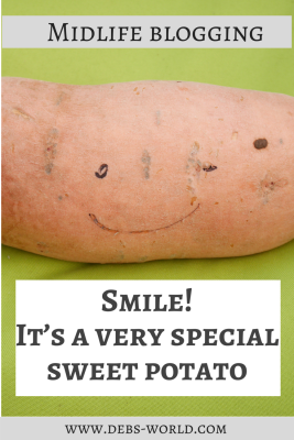 This sweet potato made me smile