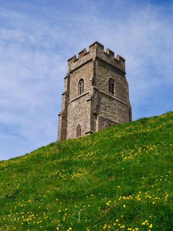 St Michael’s Tower on top of Glastonbury Tor