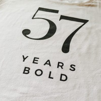 57 years bold