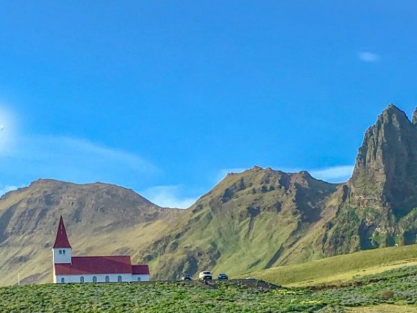 Wordless Wednesday: Taking in the views over Vík í Mýrdal in Iceland