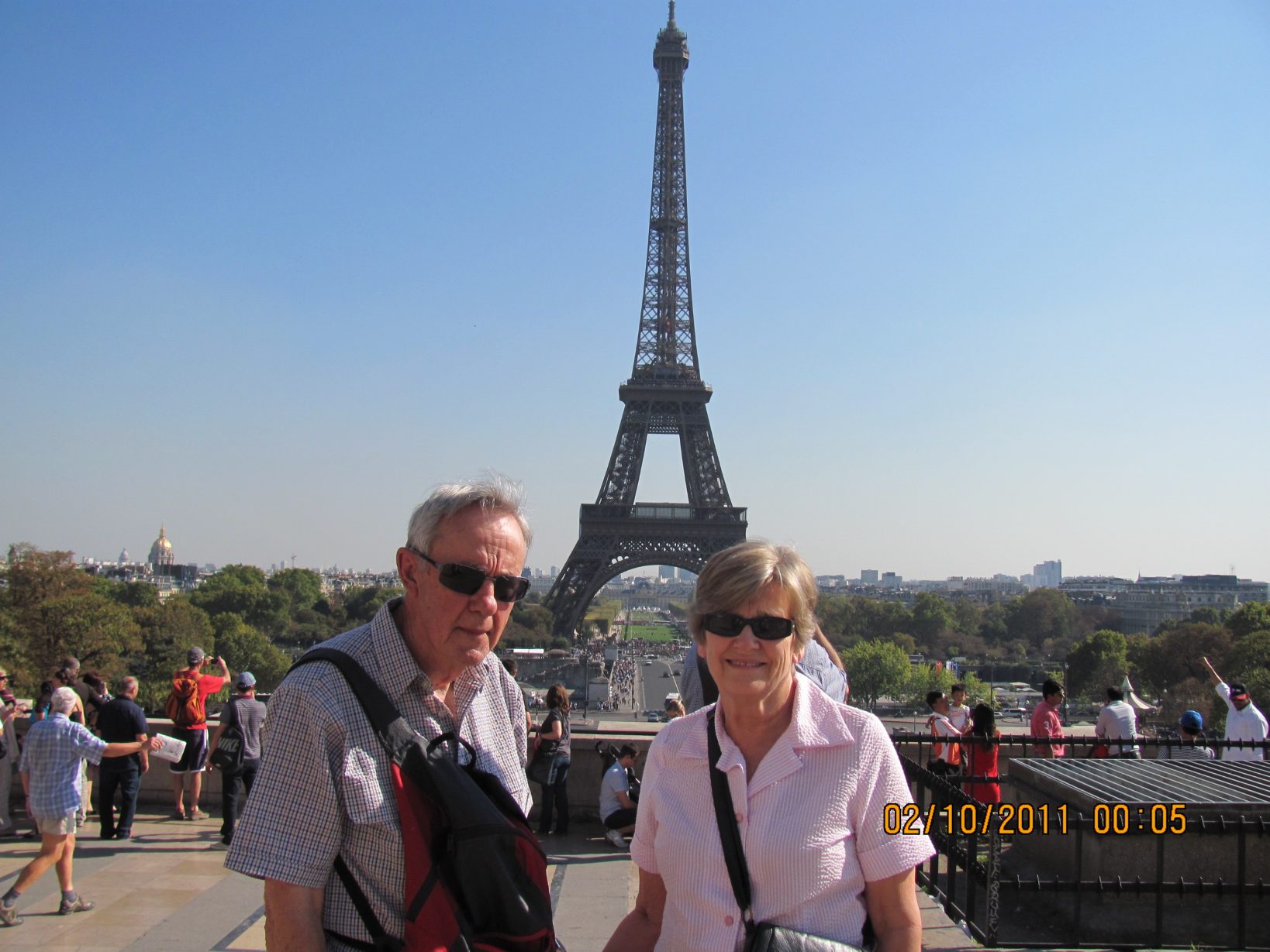 Mum and Dad in Paris 2011