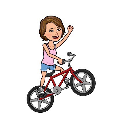 Bike riding Debs