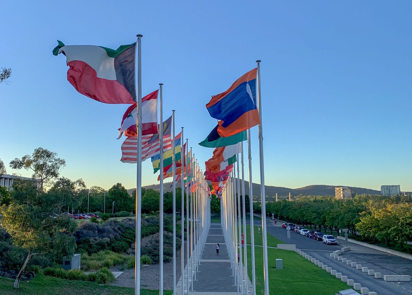 Flags in Canberra