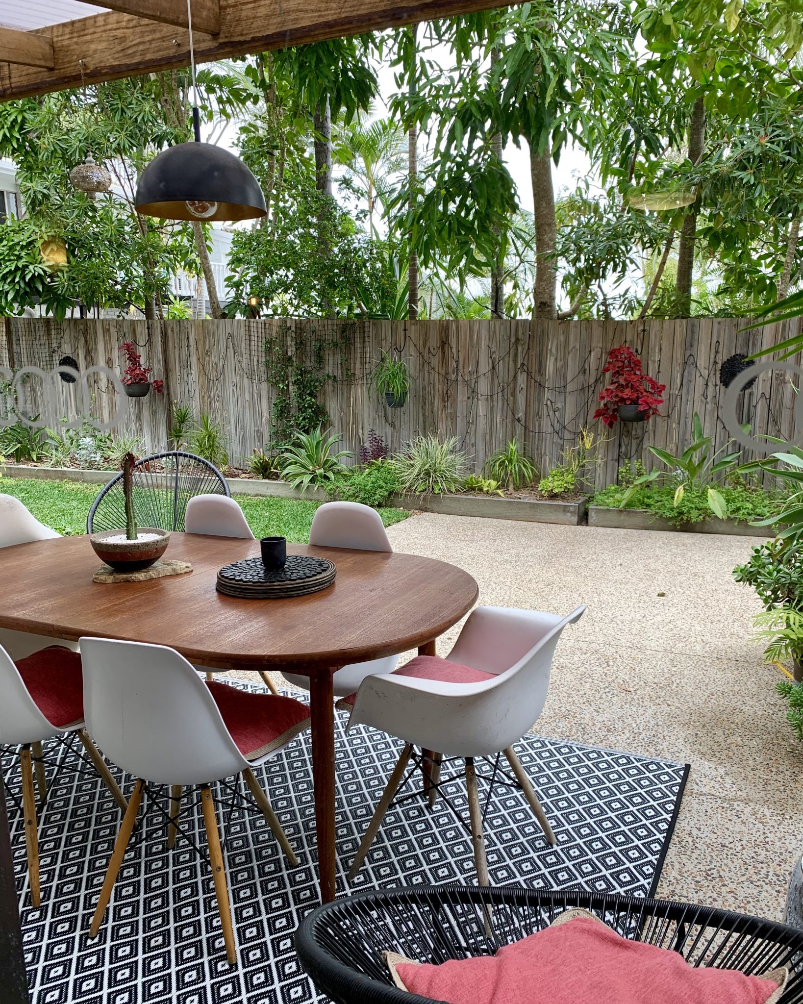 Outside area at our Airbnb in Noosa