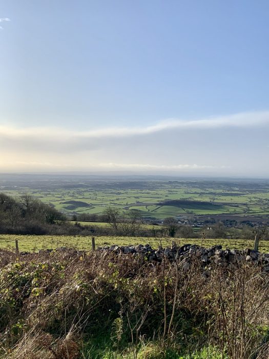 Views over the Somerset countryside