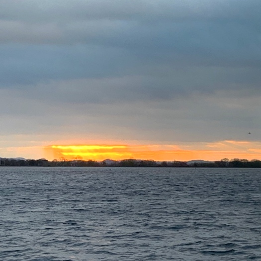 Sunrise over Cheddar Reservoir