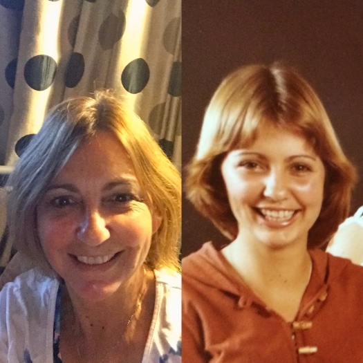 Debbie photos 44 years apart
