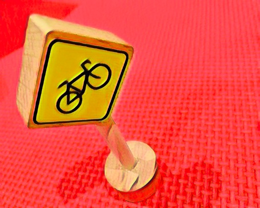 Bike sign