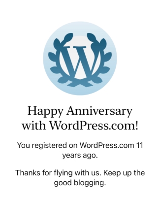 11 years of blogging